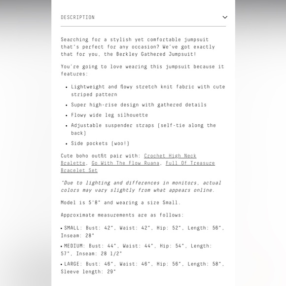 Three bird nest - Berkeley gathered jumpsuit - Picture 12 of 13